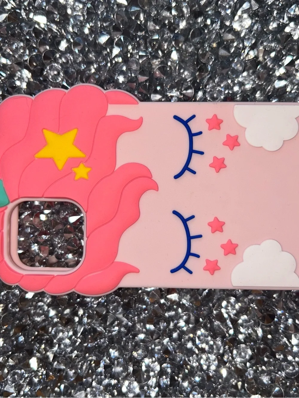 Pink Unicorn Cloud Silicone Phone Case - Cute Protective Cover
